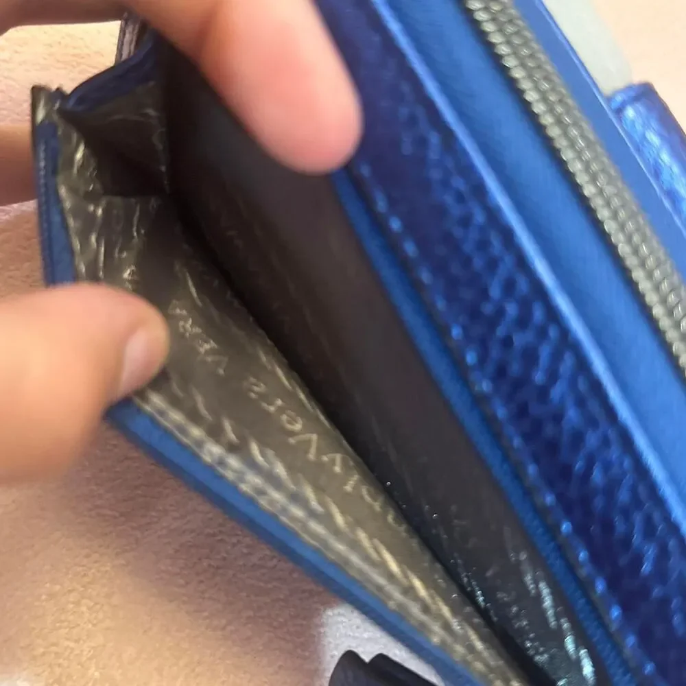 Vera-wang Women's Blue Wallet-purses